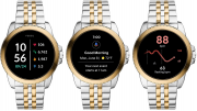 Fossil Herren Touchscreen Smartwatch 5 + 5E. Generation mit Lautsprecher, Herzfrequenz, GPS, NFC