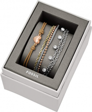 Fossil JGFTSET1042 Geschenkset Damen Armb&auml;nder Tri-Tone