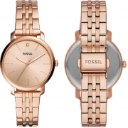 Fossil Lexie Luther BQ3567 Damenuhr Edelstahl Ros&eacute;gold