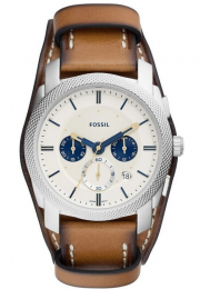 Fossil Machine FS5922 Herren Chronograph mit Lederband