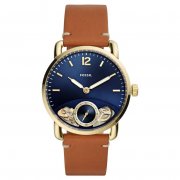 Fossil ME1167 Herren Analog Quarz Uhr mit Leder Armband 