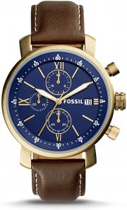 Fossil Rhett BQ2099 Herren Chronograph mit Lederarmband