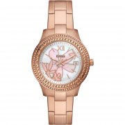 Fossil Stella ES5192 3-Zeiger-Werk Damen Armbanduhr