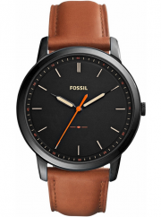 Fossil The Minimalist FS5305 Herren Analog Quarz Uhr mit Lederarmband