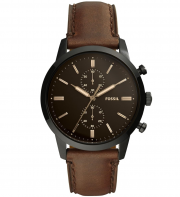 Fossil Townsman FS5437 Herren Chronograph mit Lederarmband