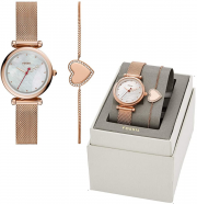 Fossil Uhren-Serie ES4867SET mit Damen Uhr und Armkette
