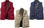 Franco Bettoni Herren Multifunktional Outdoorweste in 3 Farben