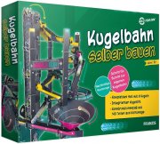 FRANZIS 67173 Kugelbahn selber bauen - Konstruktionsspielzeug mit 143 Teilen