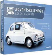 Franzis FIAT 500 Adventskalender Modellbausatz inkl. Soundmodul und 52-seitigem Begleitbuch