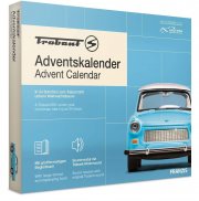 FRANZIS Trabant Adventskalender - Metall Modellbausatz inkl. Soundmodul und 52-seitigem Begleitbuch