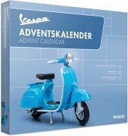 Franzis Vespa Adventskalender Metall Modellbausatz inkl. Soundmodul und 52-seitigem Begleitbuch