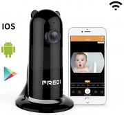 Fredi Panda 1080p IP-&Uuml;berwachungskamera in Schwarz f&uuml;r 18,80&euro; inkl. Versand (prime)