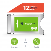 freenet TV CI+ TV Modul DVB-T2 HD und DVB-S Sat mit 12 Monate gratis Guthaben