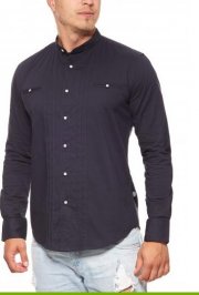 Freizeit-Hemd Herren Basic Blau CARISMA f&uuml;r 19.99 Euro versandkostenfrei