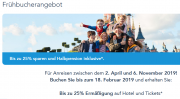 Fr&uuml;hbucherrabatt f&uuml;r Eure Disneyreise buchbar nur bis zum 18. Februar 2019! 