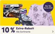 F&uuml;r 2 Tage 10% Extra-Rabatt auf das komplette Sortiment bei MyToys