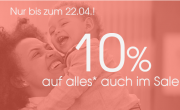 F&uuml;r 2 Tage 10% Rabatt auf das gesamte Sortiment inkl. Sale im Babymarkt
