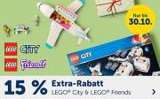 F&uuml;r 2 Tage 15% Extra-Rabatt auf LEGO City & Friends im MyToys Shop