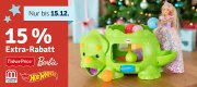 F&uuml;r 2 Tage 15% Extra-Rabatt On Top auf alle Mattel-Spielzeuge im MyToys Shop
