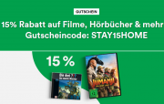 F&uuml;r 2 Tage 15% Rabatt auf Spielwaren, Filme, Software, H&ouml;rb&uuml;cher und mehr im Thalia Shop