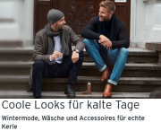 F&uuml;r 2 Tage 15% Rabatt auf Wintermode, W&auml;sche und Accessoires f&uuml;r M&auml;nner bei Tchibo
