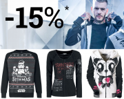 F&uuml;r 2 Tage 15% Rabatt auf Zipper & Hoodies im EMP Shop