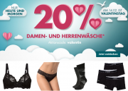 F&uuml;r 2 Tage 20% Rabatt auf Damen- & Herrenw&auml;sche bei Galeria Karstadt Kaufhof