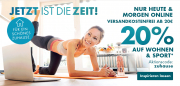 F&uuml;r 2 Tage 20% Rabatt auf Wohnen und Sport im Galeria Karstadt Kaufhof Shop