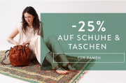 F&uuml;r 2 Tage 25% Extra-Rabatt auf alle Schuhe und Taschen f&uuml;r Damen bei Mirapodo