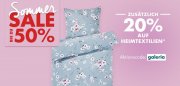 F&uuml;r 2 Tage bis zu 50% Rabatt auf Heimtextilien + 20% Extra-Rabatt im Galeria Karstadt Kaufhof Shop