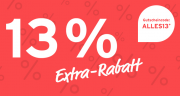 F&uuml;r 3 Tage 13% Extra-Rabatt auf bereits reduzierte Artikel im Tchibo Shop