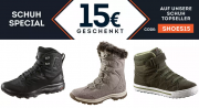 F&uuml;r 3 Tage 15 Euro Rabatt auf Schuh-Topseller im SportScheck Shop