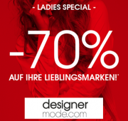 F&uuml;r M&auml;dels gibts bei Designermode nur kurze Zeit bis zu 70% Rabatt auf Lieblingsmarken