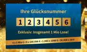 F&uuml;r Neukunden: 1 Los SilvesterMillionen nur 1&euro; statt 10&euro; - es sind 6 Mio. Euro im Gewinntopf