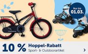 F&uuml;r nur 2 Tage 10% Extra-Rabatt auf Sport & Outdoor bei MyToys
