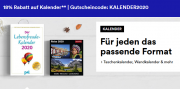 F&uuml;r nur 2 Tage 18% Rabatt auf alle Kalender im Thalia Shop