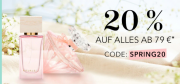F&uuml;r nur 2 Tage 20% Rabatt auf fast alles au&szlig;er auf reduzierte Artikel und Angebote im Douglas Shop