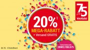 F&uuml;r nur 2 Tage 20% Rabatt auf fast alles + kostenloser Versand bei Weltbild