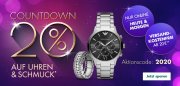 F&uuml;r nur 2 Tage 20% Rabatt auf Uhren und Schmuck im Galeria Karstadt Kaufhof Shop