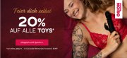 F&uuml;r nur 3 Tage 20% Rabatt auf ALLE Sextoys im Orion Shop