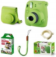 Fujifilm Instax Mini 9 Sofortbildkamera inklusive 10er Filmpaket und Tasche