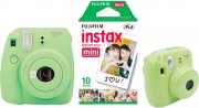 FUJIFILM Instax Mini 9 Sparset Sofortbildkamera Lime Green
