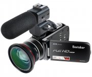 Full HD Videokamera 24MP 1080P 30FPS - 10X Optischer Zoom und 120X Digital Zoom