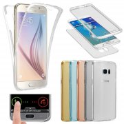 Full TPU Case f&uuml;r Samsung Galaxy Schutz H&uuml;lle Handy Tasche Transparent Cover Bag