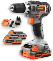 FUXTEC 20V FX-E1BS20 Akku Bohrschrauber inkl. 2x 2Ah Akku, Ladeger&auml;t und Koffer