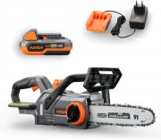 FUXTEC Akku Kettens&auml;ge 20V FX-E1KS20 Elektro Motors&auml;ge inkl. 2Ah-Akku und 1A Ladeger&auml;t