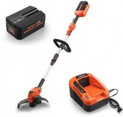 FUXTEC E312D Akku Motorsense/Rasentrimmer mit Akku und Ladestation