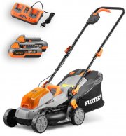 FUXTEC FX-E1RM20 Akku Rasenm&auml;her inkl. Dual-Ladeger&auml;t und 2x 20V 2Ah Akkus