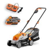 FUXTEC FX-E1RM20 Akku Rasenm&auml;her mit 2x20V Akkus und Dual-Ladeger&auml;t