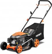 FUXTEC FX-RM4646ECO Benzin Rasenm&auml;her 46cm Schnittbreite mit Mulchfunktion inkl. 50L Grasfangkorb